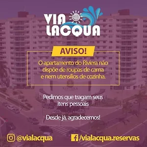Apartamento Riviera Park - Via Lacqua Hospedagem, Caldas Novas